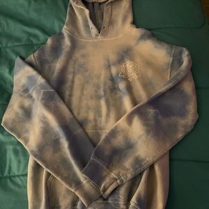 Obey Blue Tie-dye Hoodie